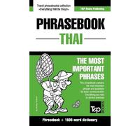 Andrey Taranov English-Thai phrasebook and 1500-word dictionary (Tascabile)