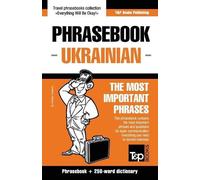 Andrey Taranov English-Ukrainian phrasebook and 250-word mini dictio (Tascabile)