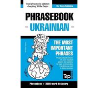 Andrey Taranov English-Ukrainian phrasebook and 3000-word topical vo (Tascabile)