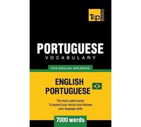 Andrey Taranov Portuguese vocabulary for English speakers - English- (Tascabile)