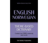 Andrey Taranov Theme-based dictionary British English-Norwegian - 90 (Tascabile)