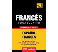Andrey Taranov Vocabulario español-francés - 9000 palabras más usada (Tascabile)