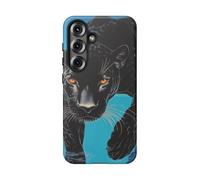 Andriez Black Panther by Poolside - Custodia rigida opaca compatibile con Galaxy S25