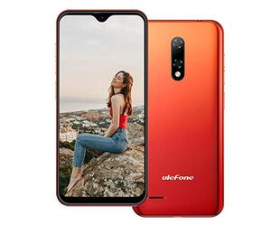 Android 10 4G Smartphone Offerta Ulefone NOTE 8P, 5,5'' Waterdrop Schermo Telefono Cellulare, 2 GB + 16 GB, DUAL SIM + SD (3 Slot Per Schede), Sblocco Facciale, 8 MP + 2 MP + 5 MP, GPS - Rosso