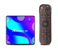 Android 11.0 TV Box, Android Box 4GB RAM 32GB ROM RK3318 Quad-Core 64bit Cortex-A53 Support 2.4/5.0GHz Dual-Band WiFi BT4.0 3D 4K 10/100M Ethernet HDMI2.0 Smart TV Box (2+16G)