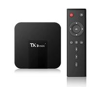 Android 11.0 TV Box, TX3 Mini Plus Amlogic S905W2 Quad Core RAM 4GB ROM 32GB Dual WiFi 2.4G/5.8G BT4.2 4K 6K AV1 Home Smart Media Player