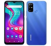 Android 11 Cellulare Offerta DOOGEE X96 PRO, Octa Core 4GB + 64GB, Batteria 5400 mAh, Fotocamera Quadrupla 13MP, Schermo Waterdrop 6,52’’, Smartphone DUAL SIM + SD (3 Slot), Impronta Digitale Blu