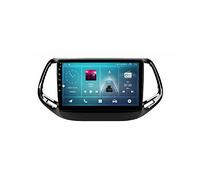 Android 11 Stereo 2 Din Autoradio Per Jeep Compass 2017-2019 GPS Navigation 10.1 Pollice Touchscreen Bluetooth Car Stereo Supporto Telecamera Retrovisiva Video Bluetooth WIFI SWC