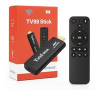 Android 12.0 TV Box, 2025 Smart TV Stick Box, Streaming Stick 4K, RAM 2GB ROM 16GB Dual WiFi 2.4G/5.8G 4K HDR HD Streaming Media Player