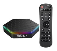 Android 12.0 TV Box, 4GB RAM 32GB Android Box ROM Allwinner H618 Quad Core 64-bit Support HD 6K/ 3D/H.265 Ethernet 2.4/5G Dual WiFi BT 5.0