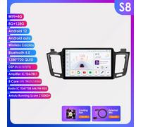 Android 12 2 Din Autoradio Lettore per Toyota RAV4 2013 2014 2015 2016 2017 RAV 4 Carplay Navigazione GPS WIFI Stereo Multimediale