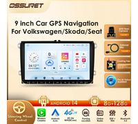 Android 12 2Din autoradio GPS Multimedia per Volkswagen Skoda Octavia Golf 5 Touran Passat B6 Polo Tiguan Yeti Rapid Bora NO DVD P2CP