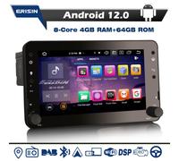Android 12 8-Core Car Stereo Alfa Romeo Spider 159 Sportwagon Brera GPS SWC 64GB