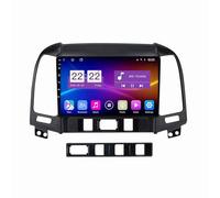 Android 12 9 Pollici Touchscreen Autoradio Per Hyundai Santa Fe 2006-2012 Con Carplay Android Auto Supporto HiFi DAB RDS DSP BT 5.0 MirrorLink Controllo Del Volante Telecamera Posteriore(A,4Core+1G+16