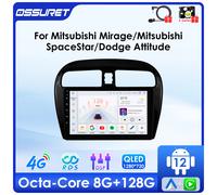 Android 12 Autoradio GPS Stereo per Mitsubishi Mirage Attrage 2012-2022 2023 Space Star Dodge Attitude multimediale 4G BT Carplay