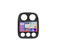 Android 12 Autoradio per Jeep Compass / Patriot 2010-2016 9 Pollice HD Touch screen Autolink Auto Radio Car Stereo Navigatore Controllo del volante vivavoce bluetooth sostegno carplay android auto ( S
