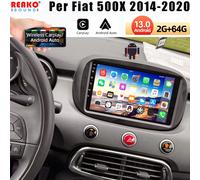 Android 13.0 For Fiat 500X 2014-2020 AutoRadio GPS WIFI Fit Apple CarPlay Stereo