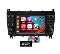 Android 13 Auto Stereo con 7 Pollici Touchscreen, Autoradio per Mercedes Benz W203 CLC 2004-2007, Stereo per Auto con Carplay, GPS, USB, Bluetooth, Controllo del Volante (8core 6GB+128GB)