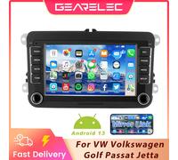 Android 13 autoradio 2 Din lettore multimediale per auto per VW Volkswagen Golf 5 6 Polo Passat B6 B7 Seat Skoda Jetta GPS WiFi Stereo 1-32GB