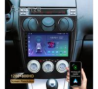 Android 13 Autoradio CarPlay GPS Navi WIFI RDS 2+32GB per MAZDA 6 GG 2002-2007