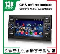 Android 13 Autoradio Carplay GPS Radio FM Ford S-Max C-Max Focus Galaxy Connect