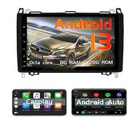 Android 13 autoradio per Mercedes Benz W169 W245 B16 B170 B180 B200 W639 Vito Viano W906 Sprinter [8G RAM+128G ROM] Carplay/Android Auto, navigazione GPS, Bluetooth, WIFI, radio FM/AM