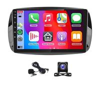 Android 13 Autoradio per Mercedes Smart Forfour Fortwo 453 2014-2022, 2+32G Double Din Autoradio con Navi Bluetooth Touchscreen Radio con Wireless Carplay Android WiFi Backup Camera FM/RDS