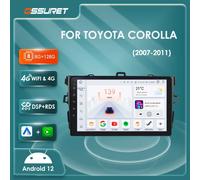 Android 13 Autoradio Per Toyota Corolla 2007 2008 2009-2011 Lettore Multimediale 2din SWC Autoradio 4G 8Core Unità Principale 7862 Carplay