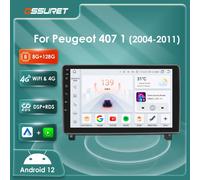 Android 13 Carplay Per Peugeot 407 CC SW 2004-2011 Autoradio lettore multimediale 4G 8Core Autoradio GPS navi Stereo 2din Schermo