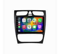 Android 13 Double DIN Radio automatica 9 Pollice Schermo touch per auto per Mercedes Benz C 2000-2005 con Telecamera Posteriore/Wireless Carplay/Bluetooth/FM AM Radio/navigazione GPS(X1 2+32G)