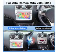 Android 13 per Alfa Romeo Mito+Cam Autoradio GPS Navi Fit Apple CarPlay Wifi FM