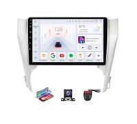 Android 13 Touchscreen Autoradio da 10 pollici con touch screen multimediale automatico CarPlay DSP navigazione GPS Navi radio DAB+ Bluetooth telecamera DVR per Toyota Camry 7 2014-2017( NF-7)
