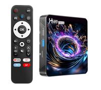 Android 14.0 TV Box Support 2.4/5.0GHz WiFi 10/100M Ethernet BT5.4 4K H.265