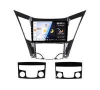 Android 14 2 DIN Car Stereo for Hyundai Sonata 2009-2014, 9" Touchscreen, Bluetooth, Voice Control, CarPlay, Wi-Fi, Steering Wheel Control, 1G+32G