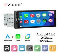 Android 14 6.86" Autoradio Carplay GPS Navi WIFI 2+32G Touchscreen BT FM SWC USB