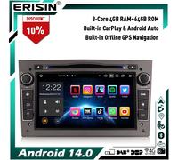 Android 14 64GB Autoradio DVD BT per Opel Astra H Corsa C/D Zafira Meriva Antara