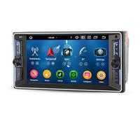Android 14 8-Core 4GB+64GB Autoradio 2 Din GPS Navigatore per Toyota Corolla RAV4 Hilux Vios Prado Supporta Bluetooth 5.0 Wireless CarPlay Android Auto WiFi 4G DSP RDS Canbus IPS Schermo Tattile
