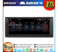 Android 14 8-Core 4GB+64GB Autoradio CarPlay GPS DAB+ BT per BMW 5 Series E39 M5