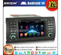 Android 14 8-Core 4GB+64GB Autoradio DVD GPS DAB+4G Per BMW X5 E53 BT 5.0 Canbus