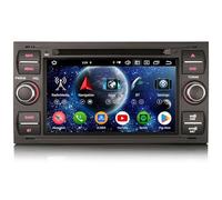 Android 14 8-Core 4GB+64GB DVD Autoradio GPS Navigatore per Ford Fiesta S-max C-max Focus Galaxy Mondeo Transit CarPlay senza fili Android Auto Bluetooth 5.0 WiFi 4G