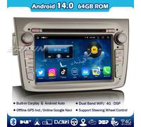 Android 14 Alfa Romeo Mito Autoradio Navigatore GPS Radio wifi CarPlay DVD 64GB