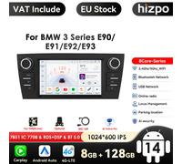 Android 14 Auto Radio Lettore Multimediale Per BMW E90/E91/E92/E93 3 Serie di Navigazione GPS Unità di Testa Audio Stereo 1 Din 2Din RDS BT P2-CP AI AHDC6