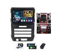 Android 14 Autoradio 2 DIN per Ford F150 P415 Raptor 2008-2014 Radio Carplay Android Auto 9.5 Pollici 2K Touch Screen Navigatore GPS/4G WiFi Bluetooth/FM RDS/Schermo con Retrocamera(B,2K M500S)