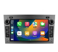 Android 14 Autoradio 7 Zoll Touchscreen 4-Kern 2GB+32GB Per Opel Astra H Corsa C Zafira Corsa D Meriva Vivaro WiFi CarPlay/Android Auto Bluetooth 4G SWC GPS RDS-Grigio