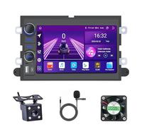 Android 14 Autoradio 9 Pollici Touchscreen Car Radio per Ford F150 2004-2008 con Carplay Android Auto GPS Bluetooth WIFI FM Comandi al Volante+AHD Retrocamera(U2(2G+32G))