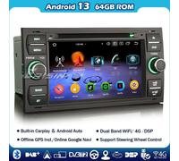 Android 14 Autoradio Carplay GPS IPS DSP Ford S/C-Max Focus Galaxy Kuga Connect