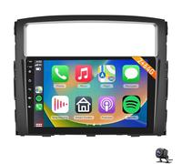 Android 14 Autoradio da 9 pollici per Mitsubishi Pajero 2006-2014 Carplay wireless e Android Auto touchscreen radio navigazione GPS Mirror Link WiFi Bluetooth telecamera di retromarcia(8 core 3+32 GB)