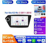 Android 14 Autoradio GPS Autoradio Lettore video multimediale per Kia Rio K2 2011-2015 Navigazione Carplay 4G DSP RDS SWC BT WIFI
