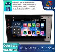 Android 14 Autoradio GPS DAB+ Opel Astra H Corsa C/D Meriva Zafira Antara Vivaro