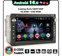 Android 14 Autoradio GPS DSP DAB+4G VW Passat B5 Golf 4 Jetta Polo T5 Seat Ibiza